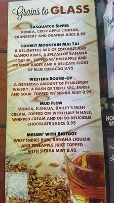 Menu photo 2 Fire Mountain Grill Toutle, WA