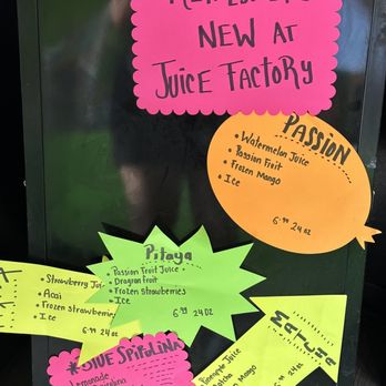 Juice Factory - refreshrs new at juice factory - Juice Bars & Smoothies Near Me - Big Bear Lake, California