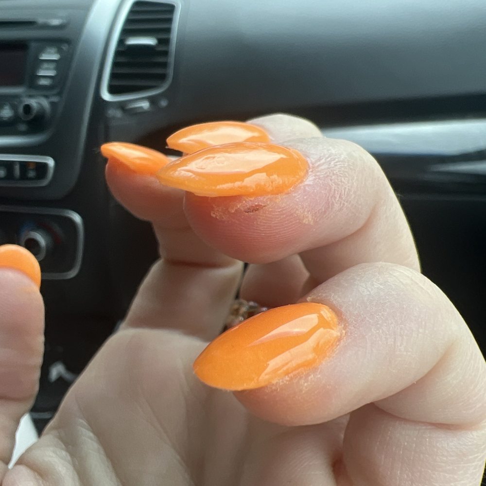 Posh Spa & Lounge - Another cut out of 6. You can see the uneven texture of my nail - Nail Salons Near Me - Waco, Texas Posh Spa & Lounge - Another cut out of 6. You can see the uneven texture of my nail - Nail Salons Near Me - Waco, Texas