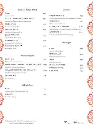 Menu photo 5 Phulkari Indian Cuisine Castro Valley, CA Menu photo 5 Phulkari Indian Cuisine Castro Valley, CA