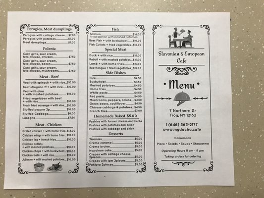 Menu photo 2 My Dacha Cafe Troy, NY Menu photo 2 My Dacha Cafe Troy, NY