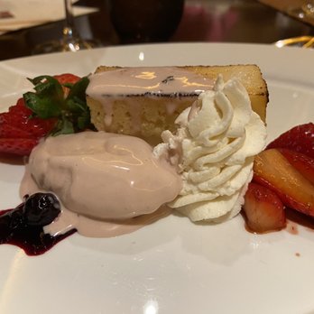 Anthony's Chophouse - 2023 Far Niente wine dinner- dessert, strawberry shortcake - Steakhouses Near Me - Sparks, Nevada
