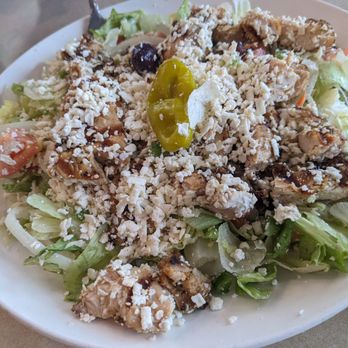 Olympic Family Restaurant - Chicken souvlaki salad - Burgers Near Me - Buffalo, New York Olympic Family Restaurant - Chicken souvlaki salad - Burgers Near Me - Buffalo, New York