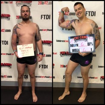 The Camp Transformation Center - January 11 weigh in: 20.4% body fat and 246lbs February 20 weigh in: 14.4% body fat and 231.9lbs - Weight Loss Centers Near Me - Chula Vista, California The Camp Transformation Center - January 11 weigh in: 20.4% body fat and 246lbs February 20 weigh in: 14.4% body fat and 231.9lbs - Weight Loss Centers Near Me - Chula Vista, California