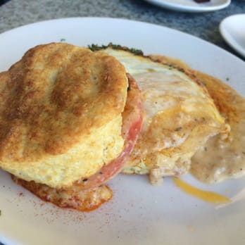 Plums Cafe - Gravy and biscuits. - Breakfast & Brunch Near Me - Costa Mesa, California