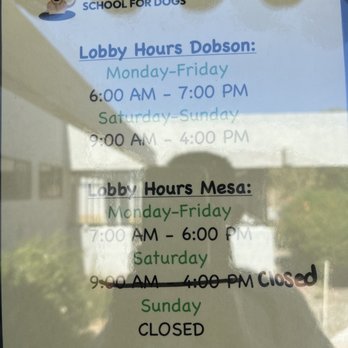 AZ Canine Center - Current hours 2023 - Pet Training Near Me - Mesa, Arizona