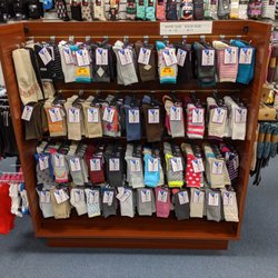 Renfro Sock Outlet Store - Fixtures full of socks...