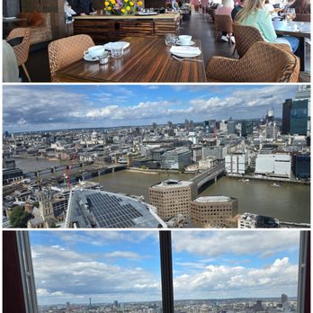 Oblix At The Shard - 08/28/2025 - View from the 32nd floor. Afternoon tea. If you want to sit by the windows. Add an extra 20 pounds per person. No thank you. - Lounges Near Me - London, XGL Oblix At The Shard - 08/28/2025 - View from the 32nd floor. Afternoon tea. If you want to sit by the windows. Add an extra 20 pounds per person. No thank you. - Lounges Near Me - London, XGL