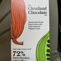 Cleveland Chocolate - 72% chocolate.