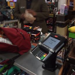 This man blamed me for two homeless men stealing. He said I would have to pay for what they stole. His name tag said Carroz.