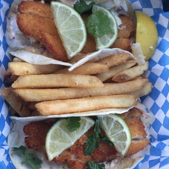 Olivers Fish & Chips - Yum. Fish tacos with pineapple salsa; double yum. - Fish & Chips Near Me - Graham, Washington
