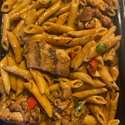 Twinado’s Kitchen Jerk Shack - Chicken Rasta pasta