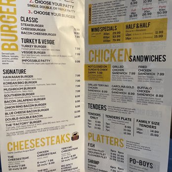 WNB Factory - Menu - Chicken Wings Near Me - Duluth, Georgia