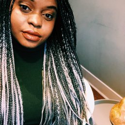 Two tone grey braids Two tone grey braids