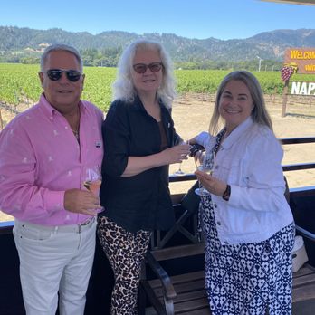 Napa Valley Wine Train - Alan, Nellie and Denise - New American Near Me - Napa, California Napa Valley Wine Train - Alan, Nellie and Denise - New American Near Me - Napa, California