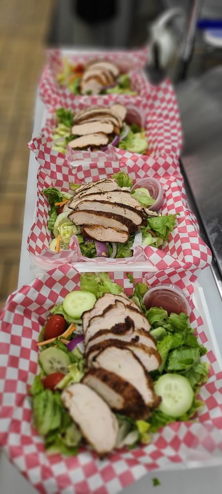 Food from Pistol Jo's Cherry Point BBQ