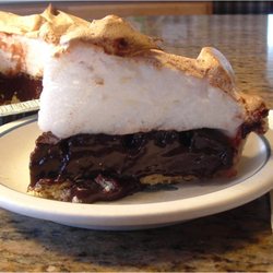 The Artful Pie - Chocolate Cream Pie topped with Meringue