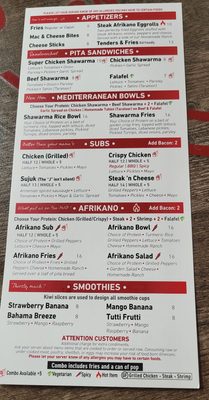 Menu photo 1 Peepo's Subs & Shawarma - Taylor Taylor, MI Menu photo 1 Peepo's Subs & Shawarma - Taylor Taylor, MI