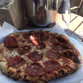 Stone Tower Winery - Hands down the best pizza I've had in a long time. The garlic pepperoni. - Wineries Near Me - Leesburg, Virginia