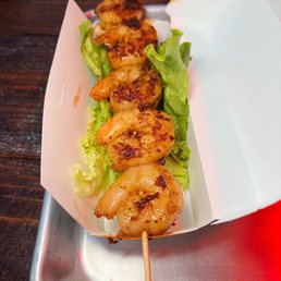 Chili Lime Shrimp Skewers