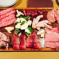 Osteria da Alberto - This platter with meats and cheeses is a must have. I've never been so keen to write a review before. Trust me!