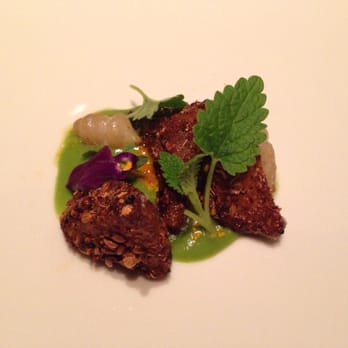 Aubergine - Artichoke, honeycomb, bee pollen - New American Near Me - Carmel, California
