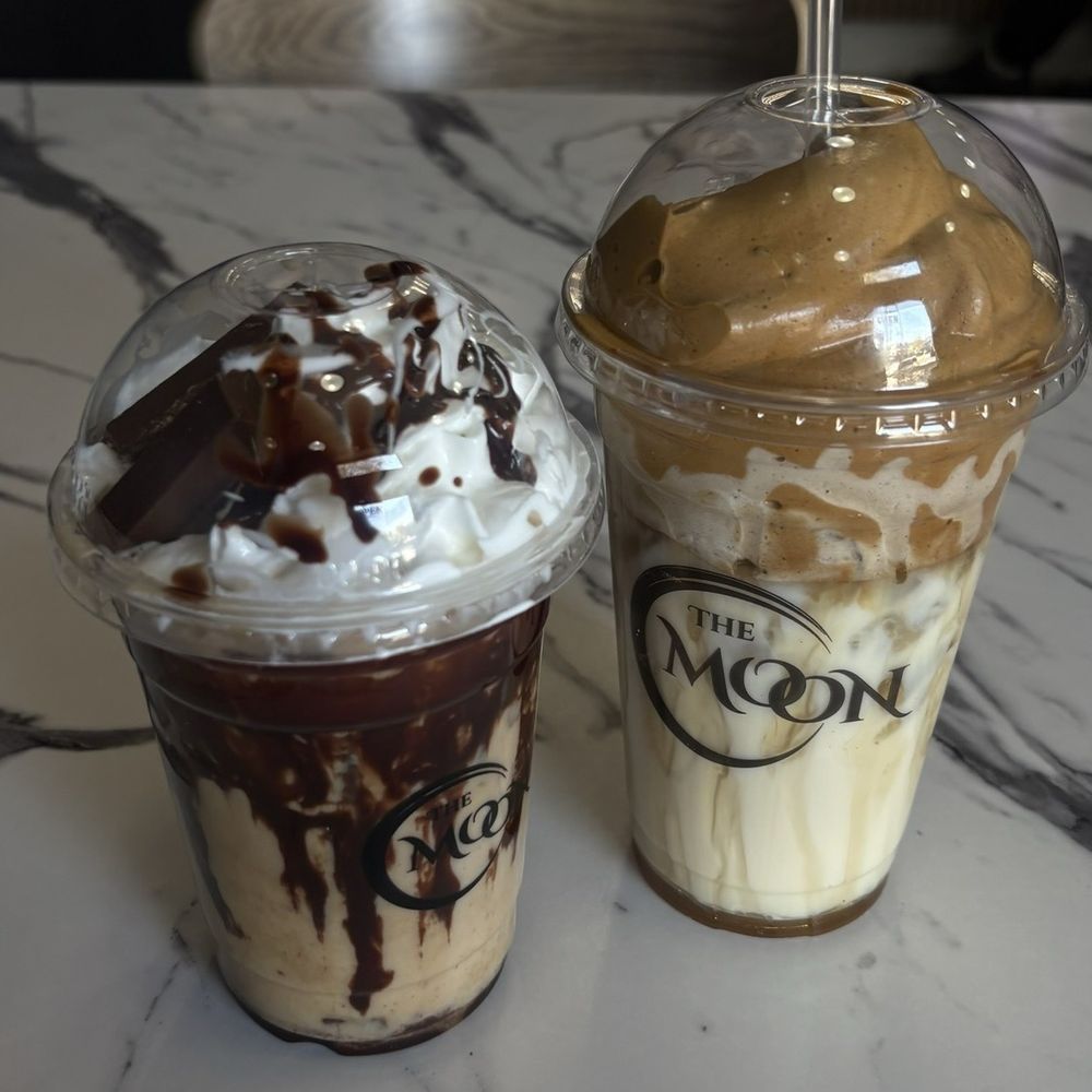 honey oat latte and kit kat frappe? i believe lol idk but both were yummy ! honey oat latte and kit kat frappe? i believe lol idk but both were yummy !