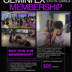 GeminiEX Studios - Membership details