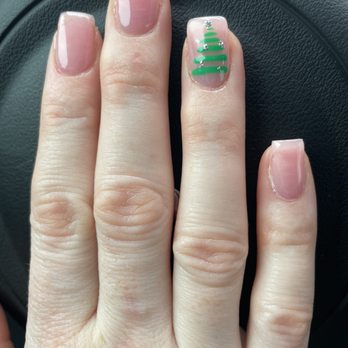 Luxury Nail Bar Chamblee Brookhaven - She did exactly what I asked. I wanted something artsy like a tree ! Christmas nails! - Nail Salons Near Me - Chamblee, Georgia Luxury Nail Bar Chamblee Brookhaven - She did exactly what I asked. I wanted something artsy like a tree ! Christmas nails! - Nail Salons Near Me - Chamblee, Georgia