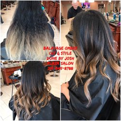 Plaza Salon - Balayage cut & style. Done by Josh