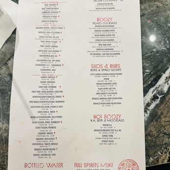 Pelato - Drinks menu - Italian Near Me - Franklin, Tennessee