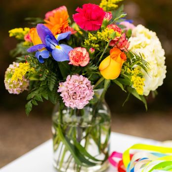 Pavilions - a vase of colorful flowers on a table - Grocery Near Me - San Diego, California Pavilions - a vase of colorful flowers on a table - Grocery Near Me - San Diego, California
