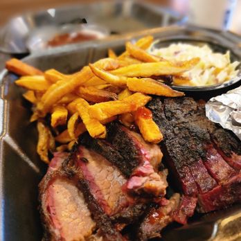 Mission BBQ - Most Brisket, fresh-cut fries, cold slaw, and Corn bread - Barbeque Near Me - Colonial Heights, Virginia
