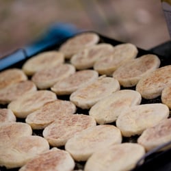Sawtooth Adventure Company - Wake up in the wilderness on our multi-day trip to a hot breakfast fresh off the griddle.