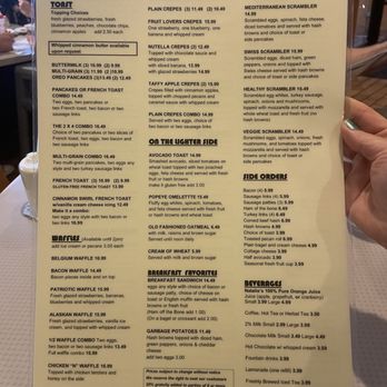 Andy's Restaurant - Menu 9/18/2026 - American Near Me - Crystal Lake, Illinois