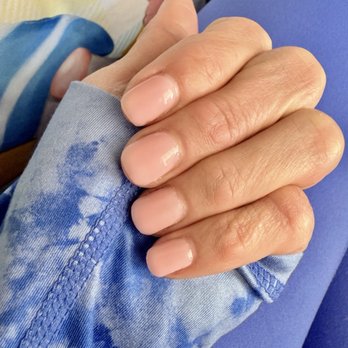 Angel Nails Bar - Gel mani with build up - Nail Salons Near Me - Los Angeles, California