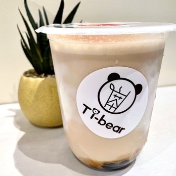 Tibear - Milk Tea with Boba and Drinkable Mochi - Bubble Tea Near Me - Berkeley, California