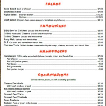 Buenos Tiempos - Lunch menu as of 1-10-2020 - Mexican Near Me - Broomfield, Colorado Buenos Tiempos - Lunch menu as of 1-10-2020 - Mexican Near Me - Broomfield, Colorado