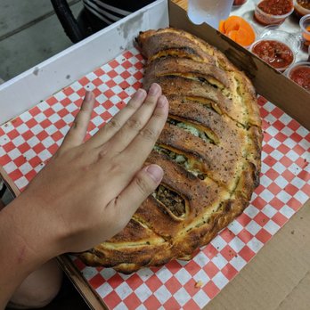 NY Giant Pizza - Giant, yummy calzone - Pizza Near Me - San Diego, California