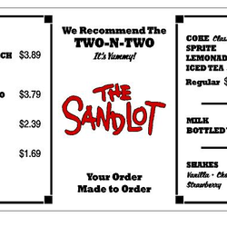 The Sandlot - The Sandlot Menu