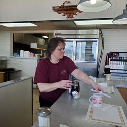 Kwik Fill Restaurant - The waitress
