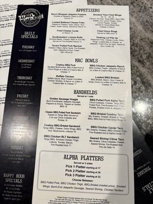 Menu photo 1 Alpha Pitt Smokers Yorktown, VA