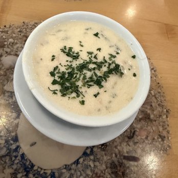 Anna Maria Oyster Bar Cortez - Bowl New England Clam Chowder - Seafood Near Me - Bradenton, Florida