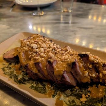 Canon - Pork collar with peanut habanero sauce - Cocktail Bars Near Me - Sacramento, California