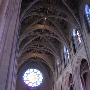 Grace Cathedral - Ceiling and stain glass - Churches Near Me - San Francisco, California Grace Cathedral - Ceiling and stain glass - Churches Near Me - San Francisco, California