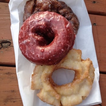 Dom Bakeries - Apple fritter, red velvet cake with icing, sour cream old fashioned. - Bakeries Near Me - Ypsilanti, Michigan Dom Bakeries - Apple fritter, red velvet cake with icing, sour cream old fashioned. - Bakeries Near Me - Ypsilanti, Michigan