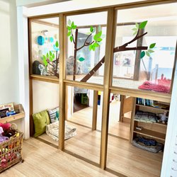 Caterpillar Cottage Preschool - Built-in classroom loft