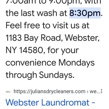 Julian's Dry Cleaners & Laundromat - Laundromat Near Me - Webster, New York Julian's Dry Cleaners & Laundromat - Laundromat Near Me - Webster, New York