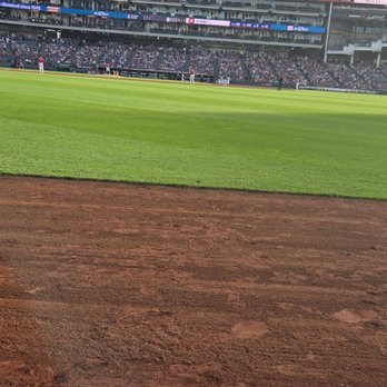 Progressive Field - View on the field from the old bullpen. - Stadiums & Arenas Near Me - Cleveland, Ohio Progressive Field - View on the field from the old bullpen. - Stadiums & Arenas Near Me - Cleveland, Ohio