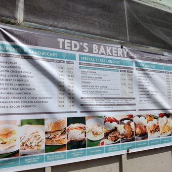 Ted's Bakery - Menu - Bakeries Near Me - Haleiwa, Hawaii